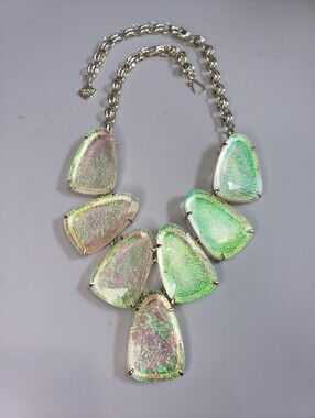 Kendra Scott Harlow Iridescent Dichroic Statement Necklace - Women Jewelry